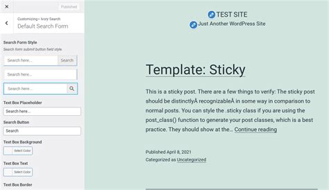 Customizing The WordPress Search Re.